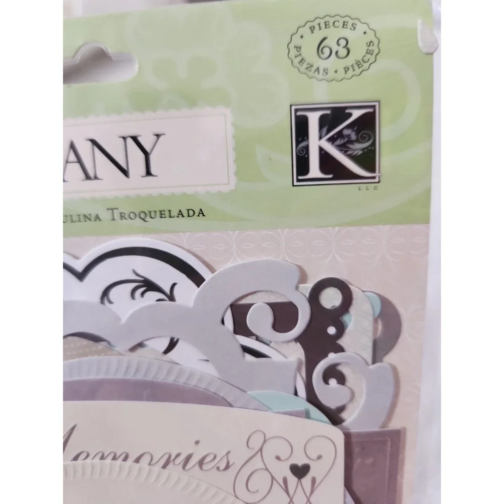 K&COMPANY Die Cut Cardstock 63 Pieces